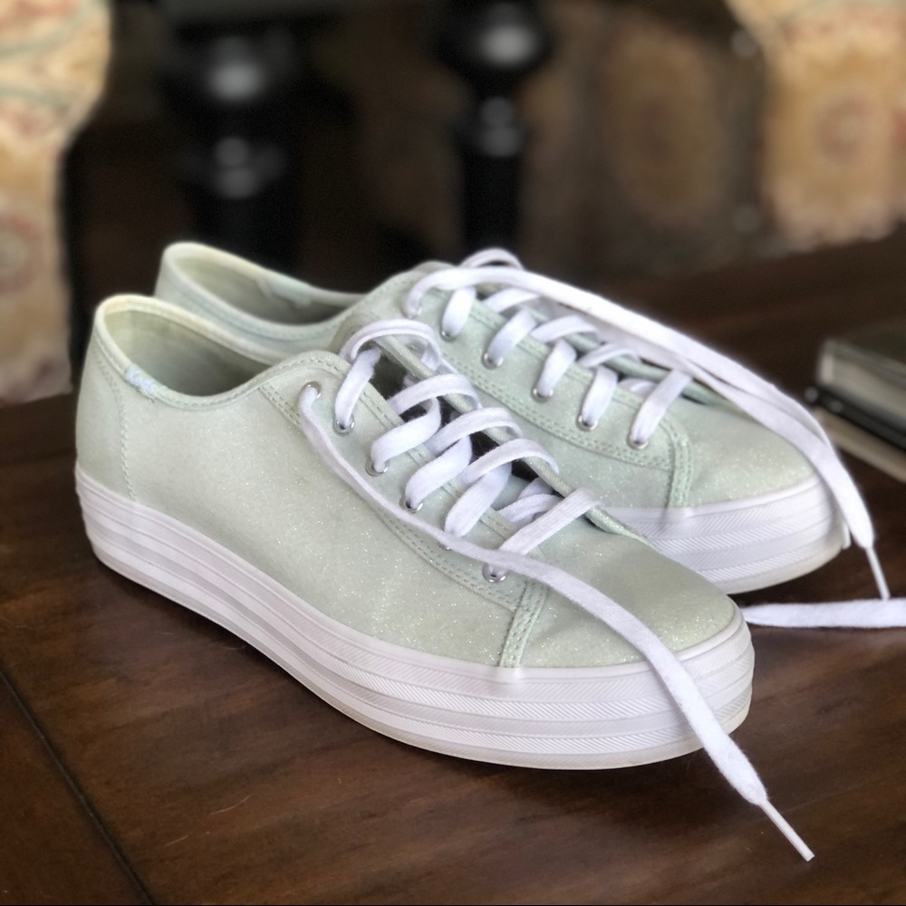 KEDS Iridescent Triple Kick sneakers - EUC